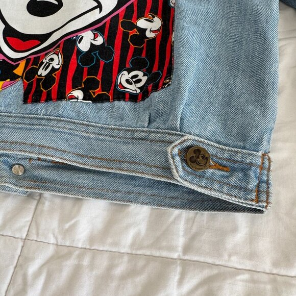 Vintage Mickey and Co Denim Jacket Patchwork - Picture 13 of 16